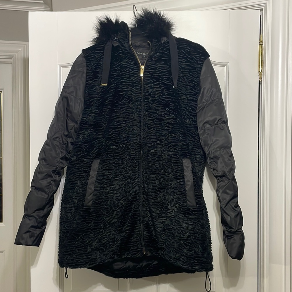 Via spiga Faux fur winter jacket